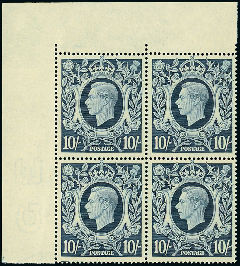 Lot 1934 - Great Britain king george vi -  Grosvenor Auctions Auction of Great Britain Postage Stamps and Postal History
