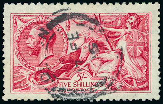 Lot 1856 - Great Britain 1915–18 de la rue -  Grosvenor Auctions Auction of Great Britain Postage Stamps and Postal History