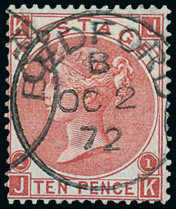 Lot 1658 - Great Britain 1867 – 80 - Grosvenor Auctions Auction of Great Britain Postage Stamps and Postal History Lot 1658 - Great Britain 1867 – 80 - Grosvenor Auctions Auction of Great Britain Postage Stamps and Postal History