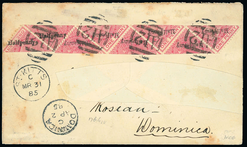 Lot 1227 - british empire and foreign countries Saint Kitts-Nevis: St. Christopher - Regular Issues - Grosvenor Auctions Auction of British Empire and Foreign Countries Postage Stamps and Postal History Lot 1227 - british empire and foreign countries Saint Kitts-Nevis: St. Christopher - Regular Issues - Grosvenor Auctions Auction of British Empire and Foreign Countries Postage Stamps and Postal History