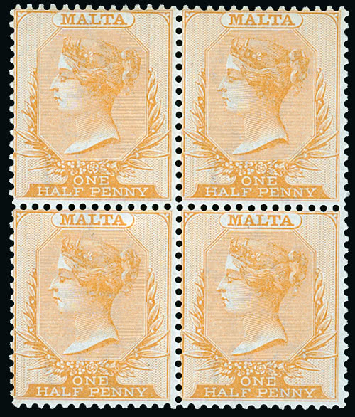 Lot 1006 - british empire and foreign countries malta - regular issues - Grosvenor Auctions Auction of British Empire and Foreign Countries Postage Stamps and Postal History Lot 1006 - british empire and foreign countries malta - regular issues - Grosvenor Auctions Auction of British Empire and Foreign Countries Postage Stamps and Postal History