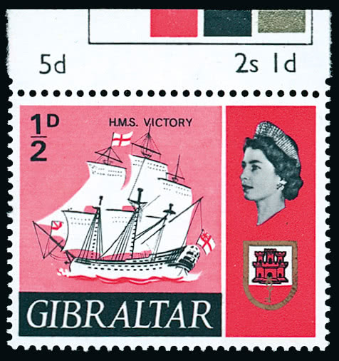 Lot 690 - british empire and foreign countries gibraltar - regular issues -  Grosvenor Auctions Auction of British Empire and Foreign Countries Postage Stamps and Postal History