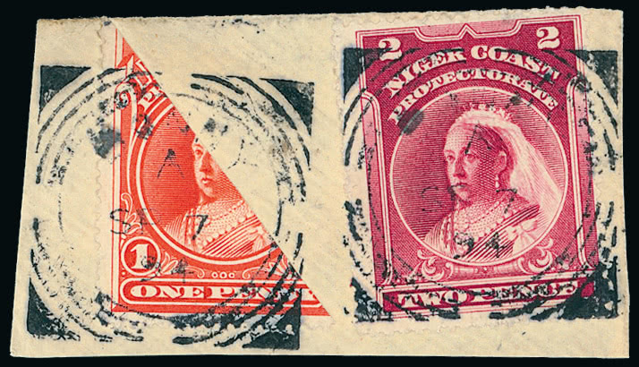 Lot 1115 - british empire and foreign countries nigeria: niger coast protectorate: protectorate issues - regular issues - Grosvenor Auctions Auction of British Empire and Foreign Countries Postage Stamps and Postal History Lot 1115 - british empire and foreign countries nigeria: niger coast protectorate: protectorate issues - regular issues - Grosvenor Auctions Auction of British Empire and Foreign Countries Postage Stamps and Postal History
