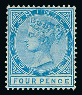 Lot 562 - british empire and foreign countries dominica - regular issues - Grosvenor Auctions Auction of British Empire and Foreign Countries Postage Stamps and Postal History Lot 562 - british empire and foreign countries dominica - regular issues - Grosvenor Auctions Auction of British Empire and Foreign Countries Postage Stamps and Postal History