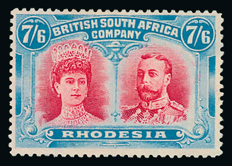 Lot 1180 - british empire and foreign countries rhodesia - regular issues -  Grosvenor Auctions Auction of British Empire and Foreign Countries Postage Stamps and Postal History