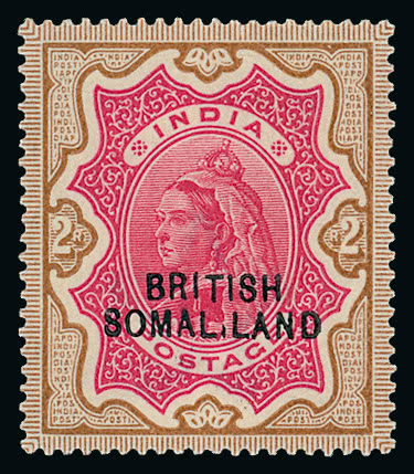 Lot 1257 - british empire and foreign countries Somaliland - Regular Issues -  Grosvenor Auctions Auction of British Empire and Foreign Countries Postage Stamps and Postal History