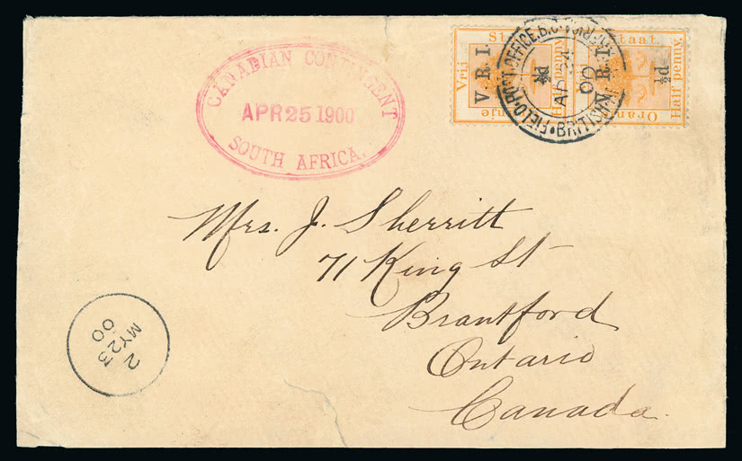 Lot 1278 - british empire and foreign countries South Africa: South African War 1899-1902: British Forces - Regular Issues -  Grosvenor Auctions Auction of British Empire and Foreign Countries Postage Stamps and Postal History