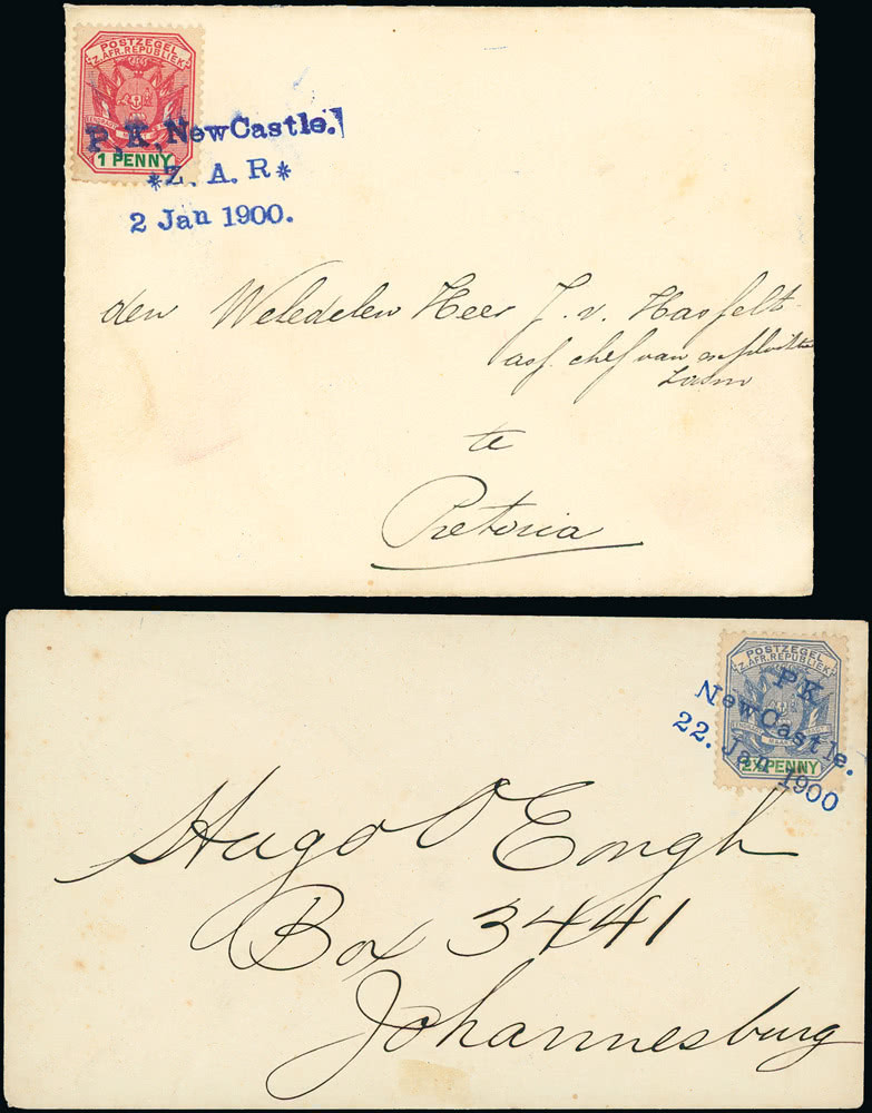 Lot 1312 - british empire and foreign countries South Africa: South African War 1899-1902: Boer Invasion of Natal - Regular Issues - Grosvenor Auctions Auction of British Empire and Foreign Countries Postage Stamps and Postal History Lot 1312 - british empire and foreign countries South Africa: South African War 1899-1902: Boer Invasion of Natal - Regular Issues - Grosvenor Auctions Auction of British Empire and Foreign Countries Postage Stamps and Postal History