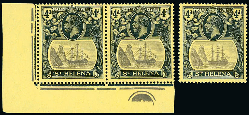 Lot 1201 - british empire and foreign countries saint helena - regular issues -  Grosvenor Auctions Auction of British Empire and Foreign Countries Postage Stamps and Postal History