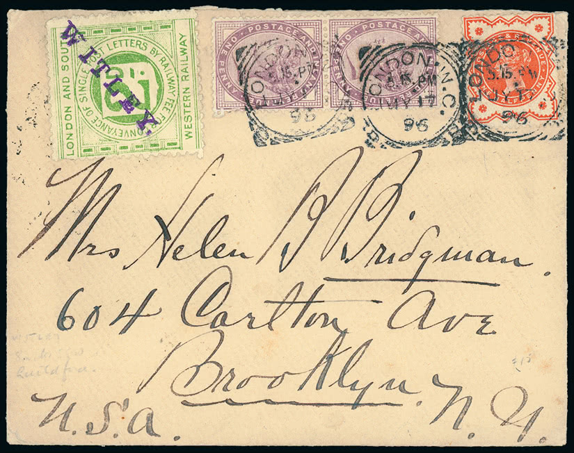 Lot 2228 - Railways: England and Wales railway stamps - Grosvenor Auctions The Rev Roger de Lacy-Spencer Collection of Railway Stamps Lot 2228 - Railways: England and Wales railway stamps - Grosvenor Auctions The Rev Roger de Lacy-Spencer Collection of Railway Stamps