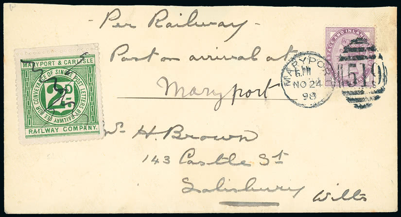 Lot 2249 - Railways: England and Wales railway stamps - Grosvenor Auctions The Rev Roger de Lacy-Spencer Collection of Railway Stamps Lot 2249 - Railways: England and Wales railway stamps - Grosvenor Auctions The Rev Roger de Lacy-Spencer Collection of Railway Stamps