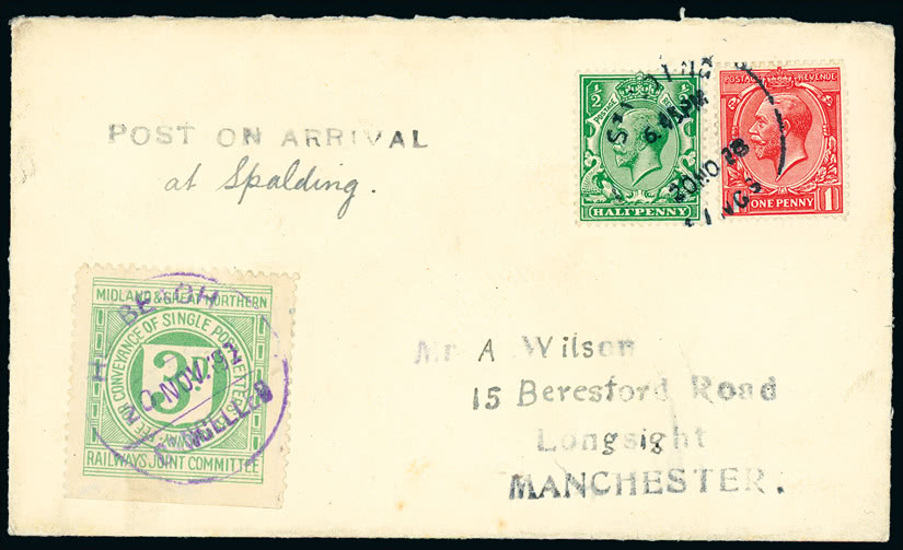 Lot 2277 - Railways: England and Wales railway stamps -  Grosvenor Auctions The Rev Roger de Lacy-Spencer Collection of Railway Stamps
