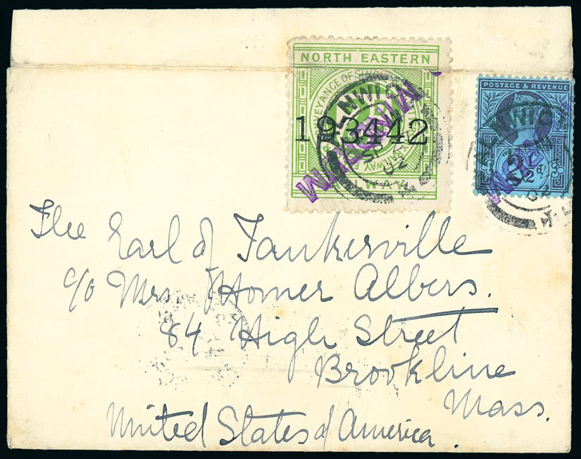 Lot 2289 - Railways: England and Wales railway stamps -  Grosvenor Auctions The Rev Roger de Lacy-Spencer Collection of Railway Stamps