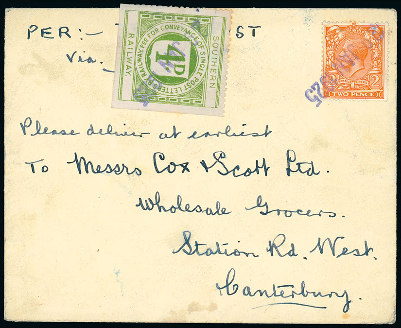 Lot 2342 - Railways: England and Wales railway stamps - Grosvenor Auctions The Rev Roger de Lacy-Spencer Collection of Railway Stamps Lot 2342 - Railways: England and Wales railway stamps - Grosvenor Auctions The Rev Roger de Lacy-Spencer Collection of Railway Stamps