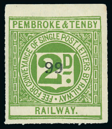 Lot 2296 - Railways: England and Wales railway stamps -  Grosvenor Auctions The Rev Roger de Lacy-Spencer Collection of Railway Stamps