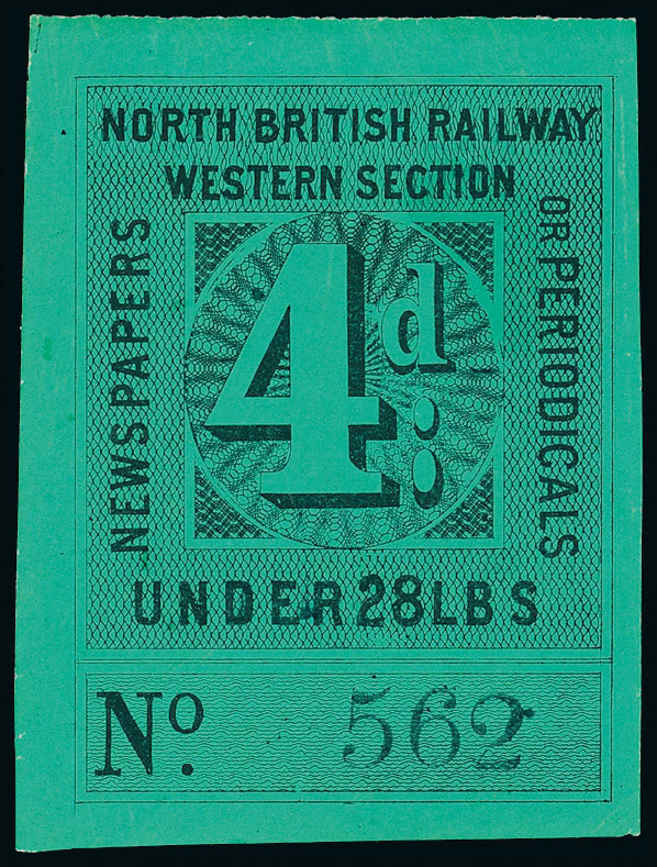 Lot 2473 - Railways: England and Wales Railway Parcel Stamps -  Grosvenor Auctions The Rev Roger de Lacy-Spencer Collection of Railway Stamps