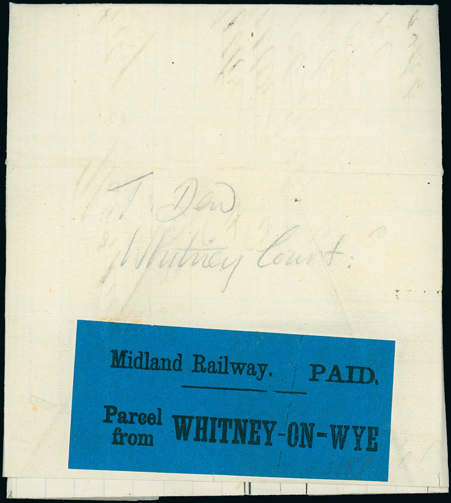 Lot 2467 - Railways: England and Wales Railway Parcel Stamps -  Grosvenor Auctions The Rev Roger de Lacy-Spencer Collection of Railway Stamps